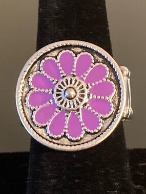 paparazzi Purple Floral Enamel Ring